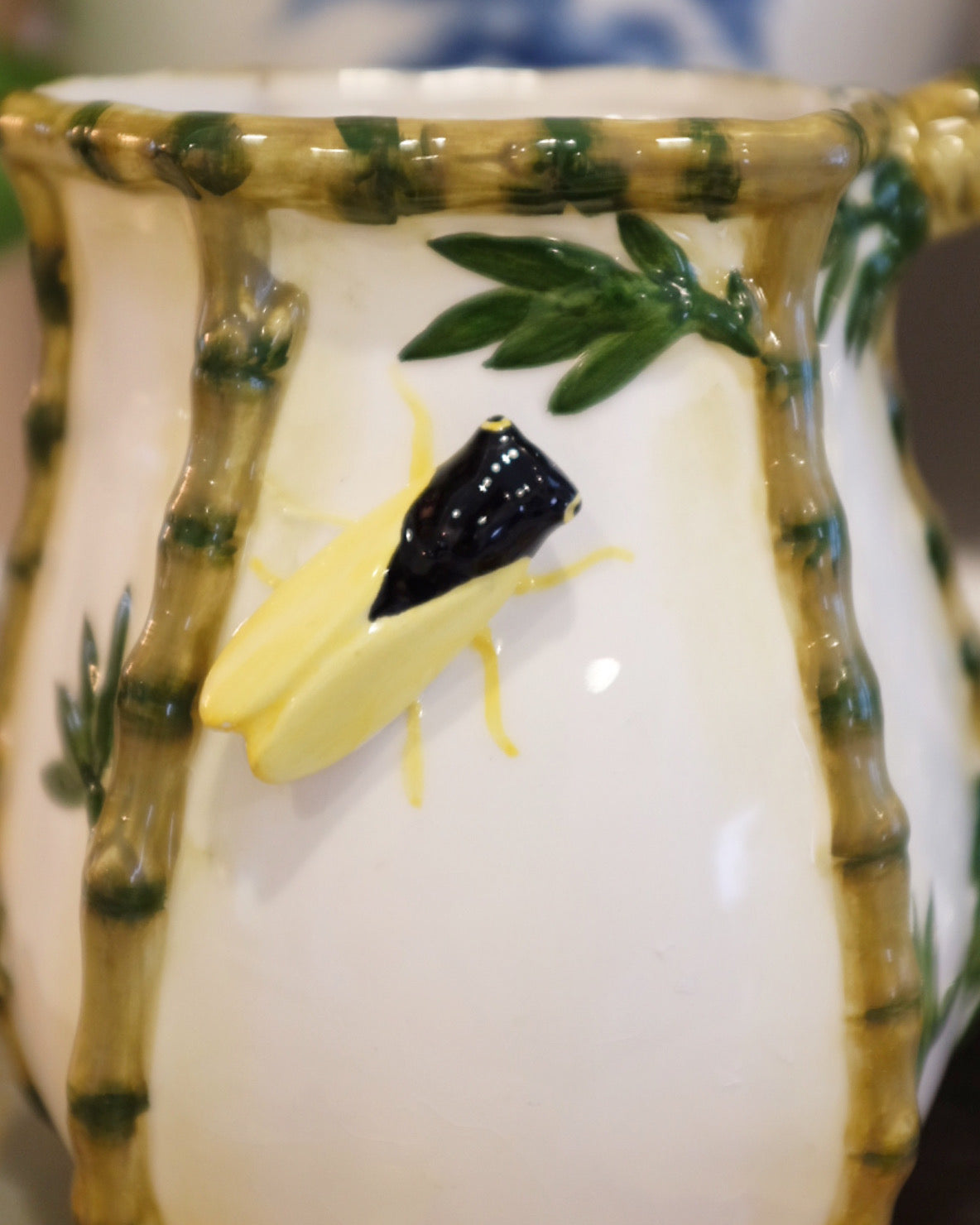 Faux Bamboo Pitcher