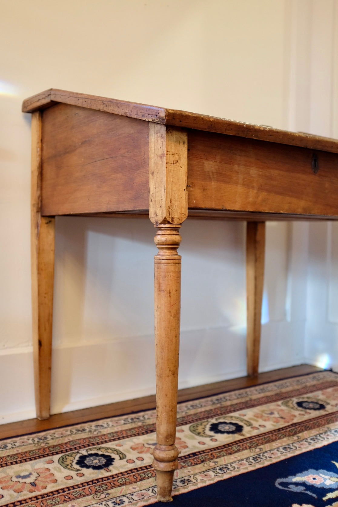 19th Century Colonial Slant Top Schoolmasters Desk