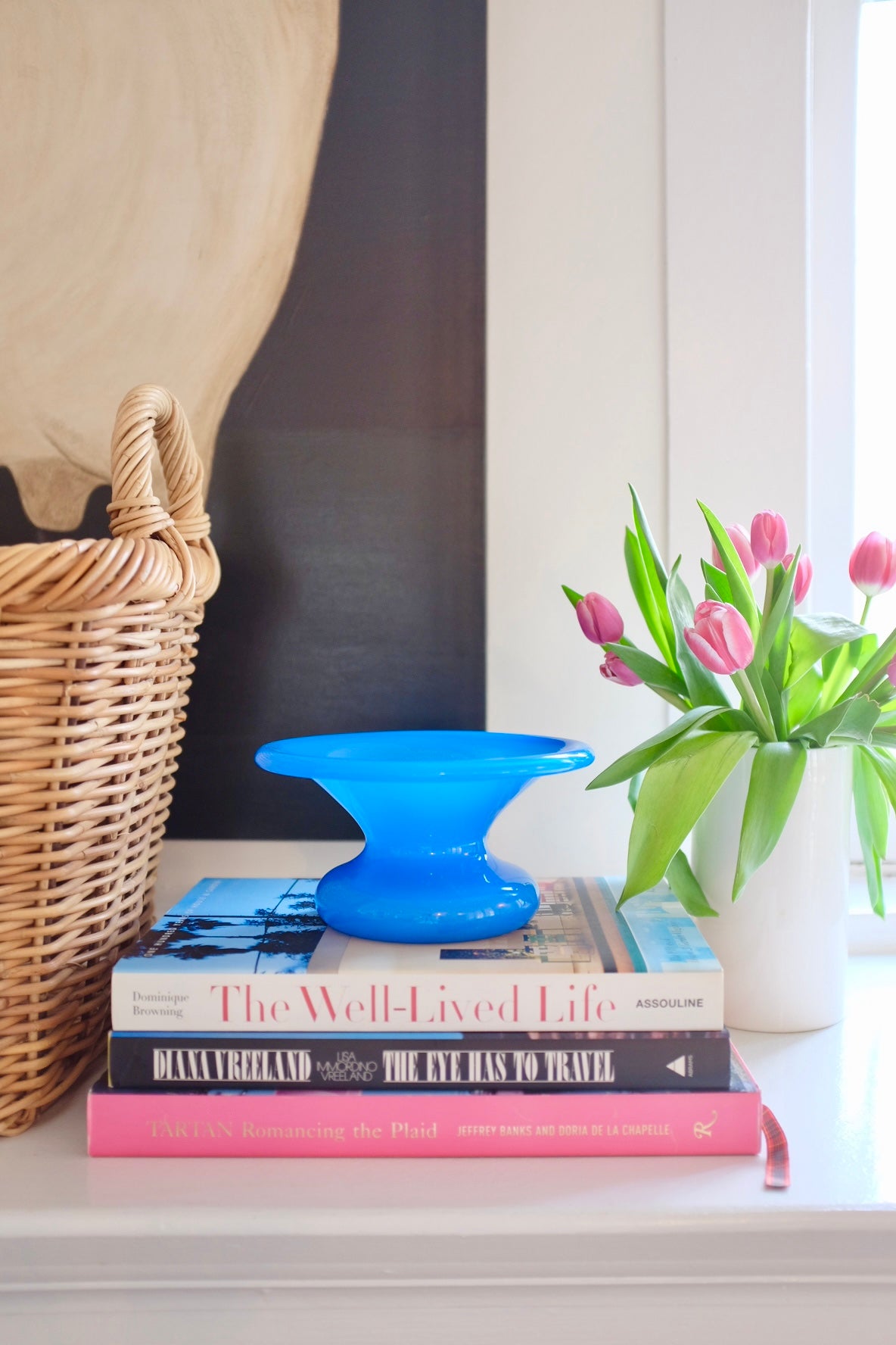 Late 19th Century French Blue Opaline Bowl