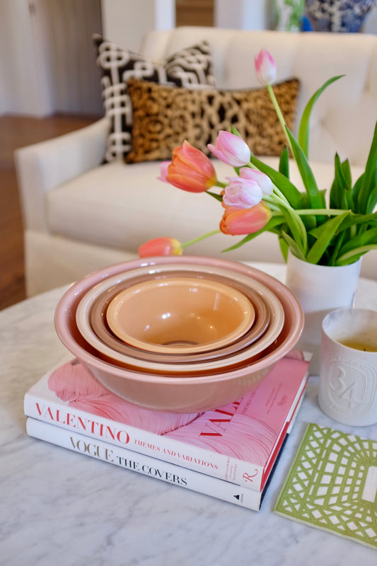 Autumn Rainbow Pyrex Nesting Bowls