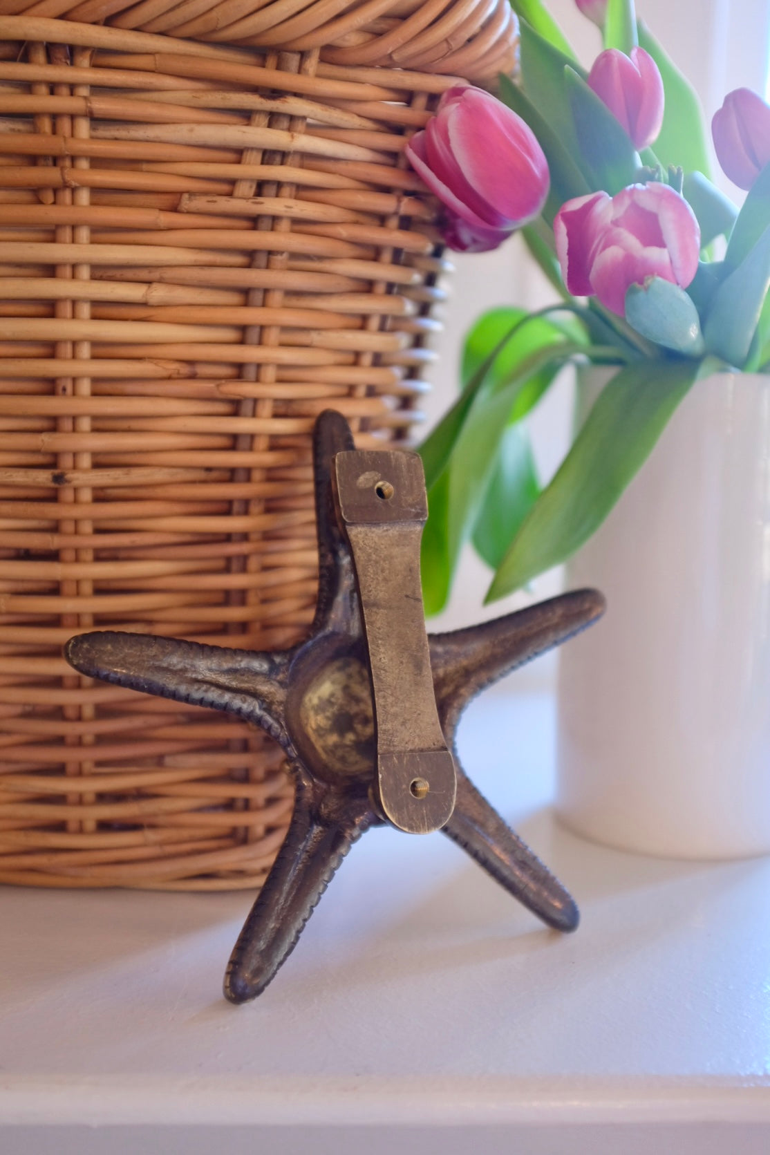 Heavy Brass Starfish Doorknocker