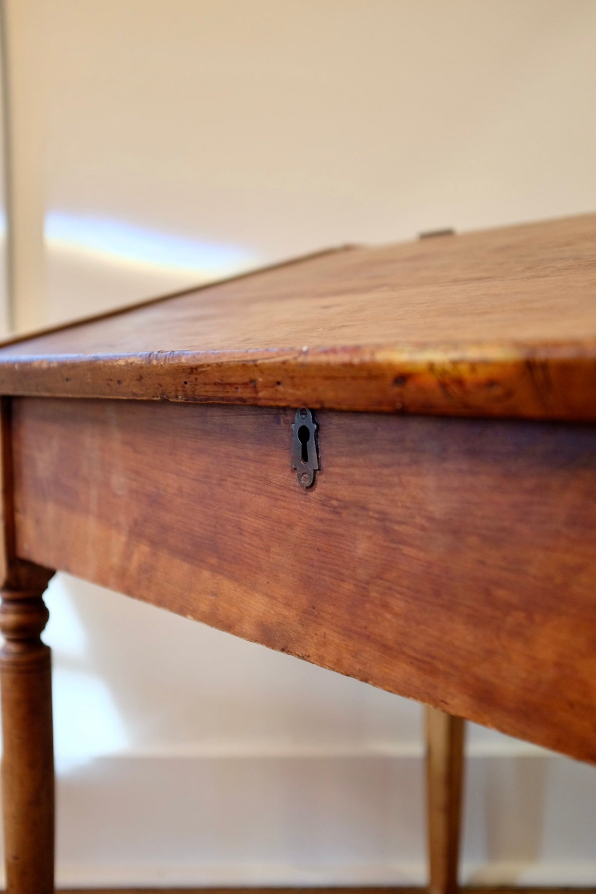 19th Century Colonial Slant Top Schoolmasters Desk