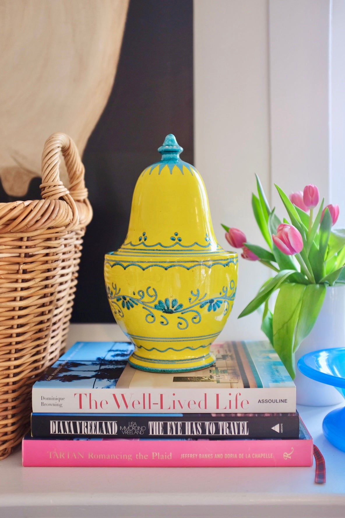 Mid Century Italian Bitossi Pottery Large Jar