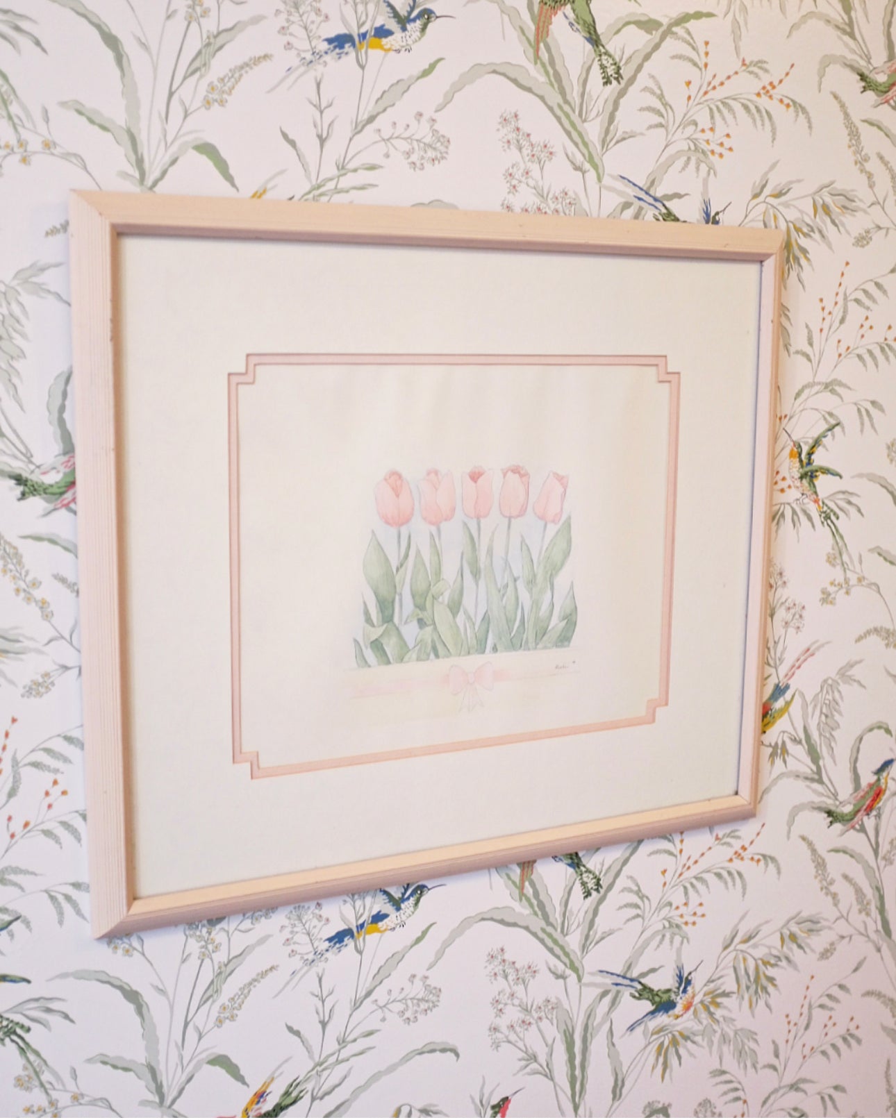 Pink Tulip Original Artwork