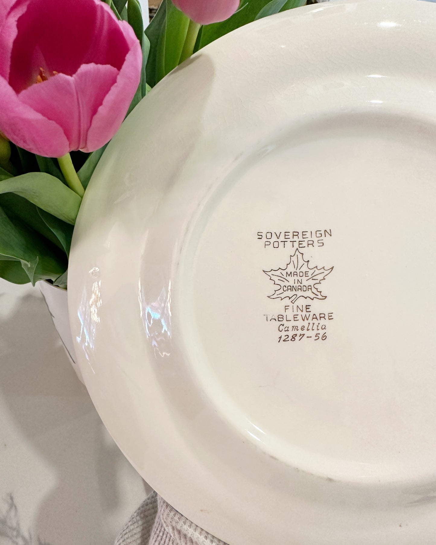 Blue and White Floral Plates