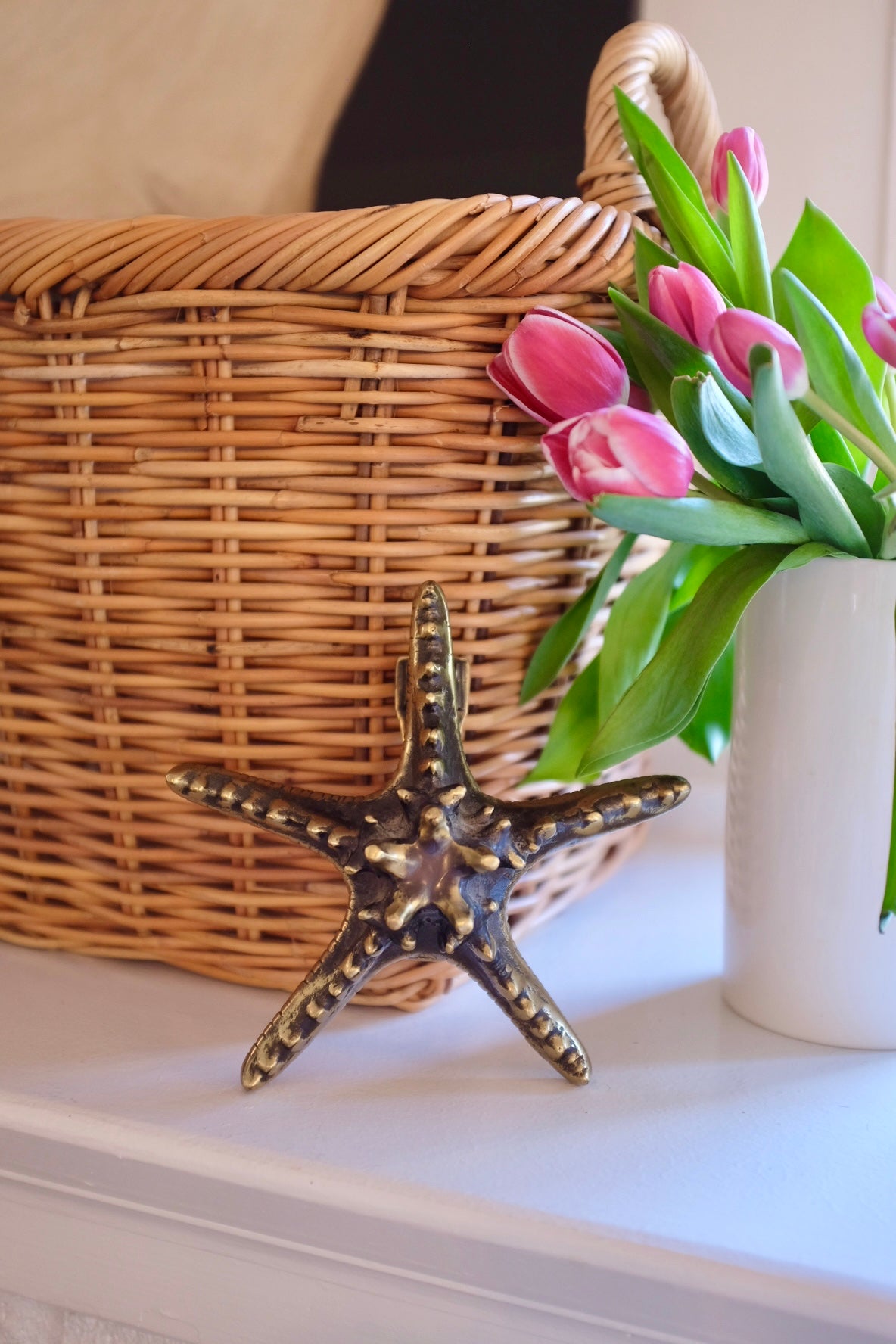 Heavy Brass Starfish Doorknocker
