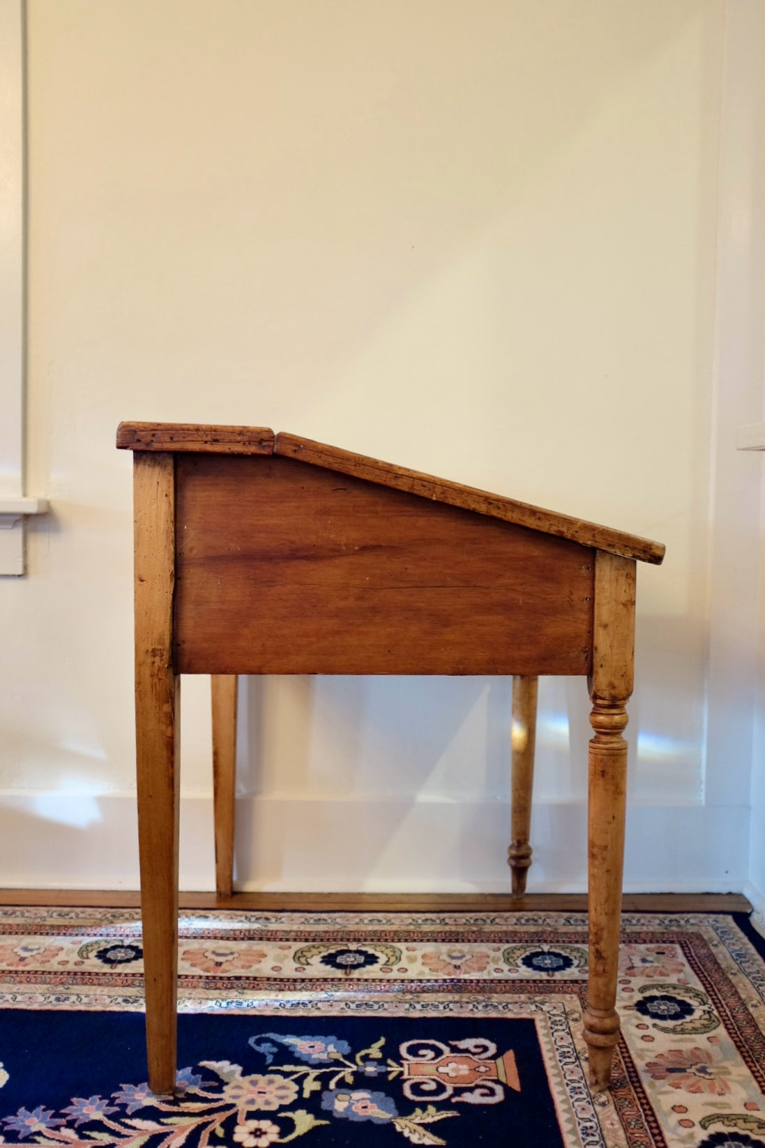 19th Century Colonial Slant Top Schoolmasters Desk