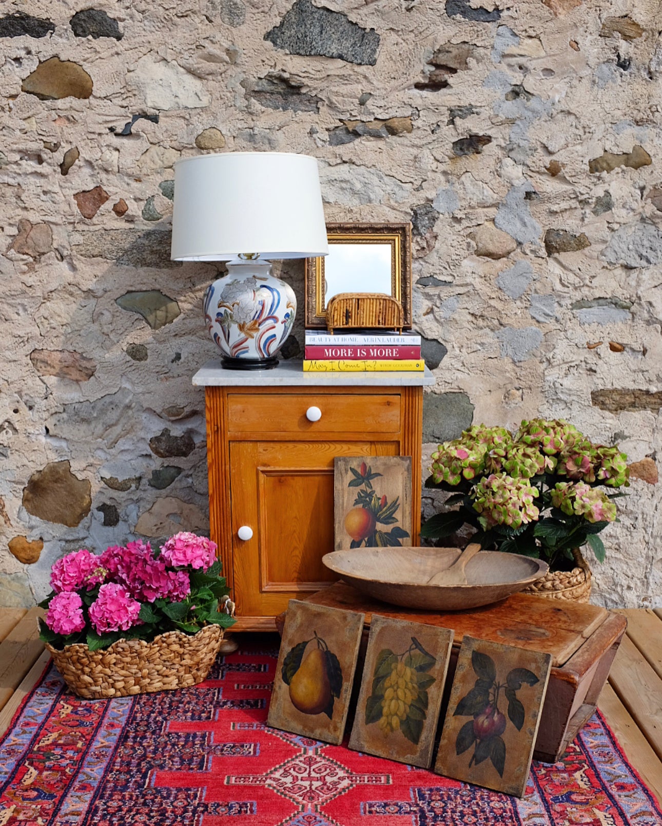 Tabacco Style Ginger Jar Shaped Lamp