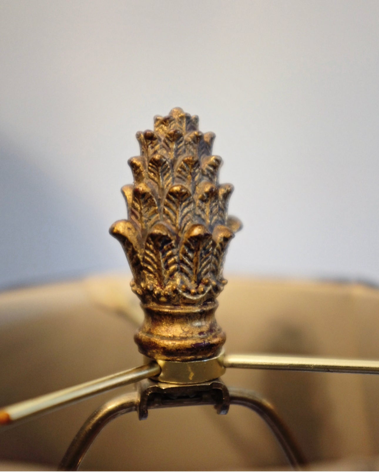 Black and Gold Pineapple Lamp