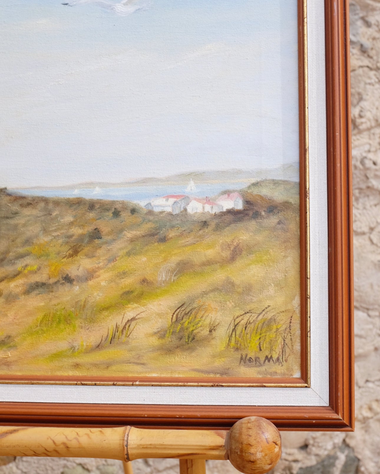 East Coast Lighthouse Oil Painting
