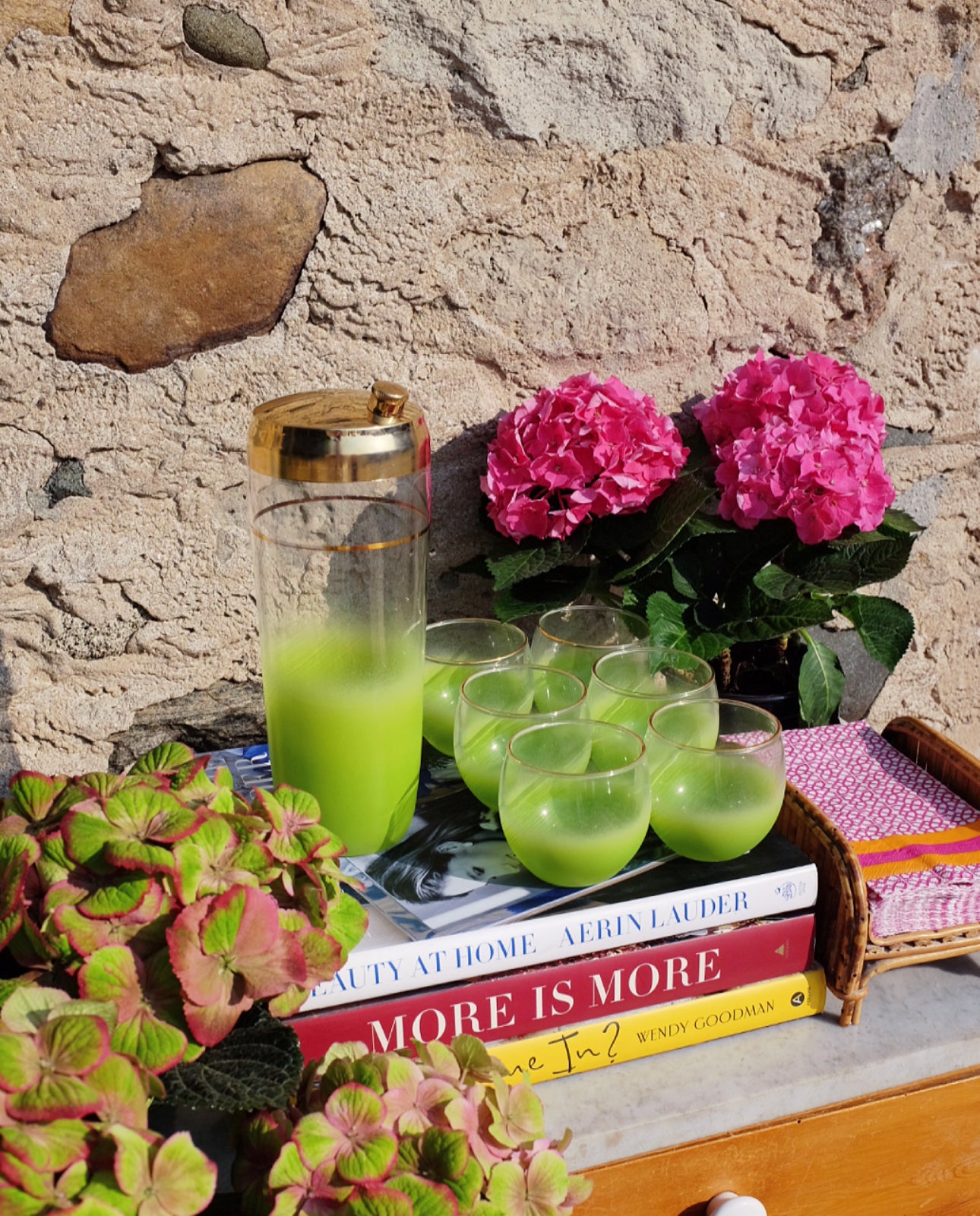 Blendo Lime Green Cocktail Set
