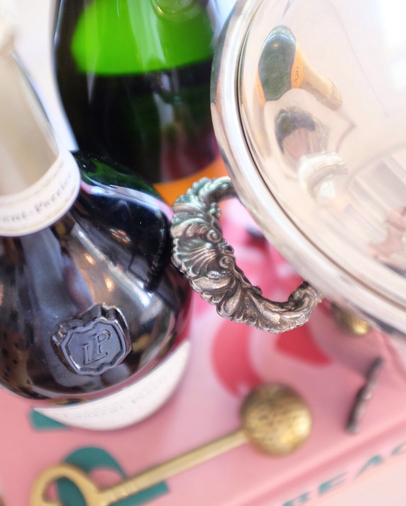 Silver Plate Ice Bucket with Lid