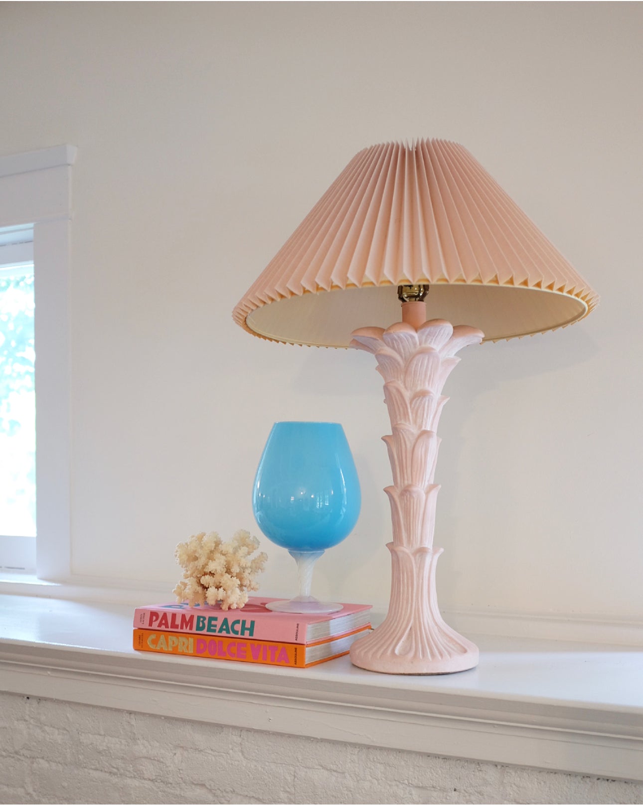 Pair of Serge Roche Style Palm Tree Table Lamps