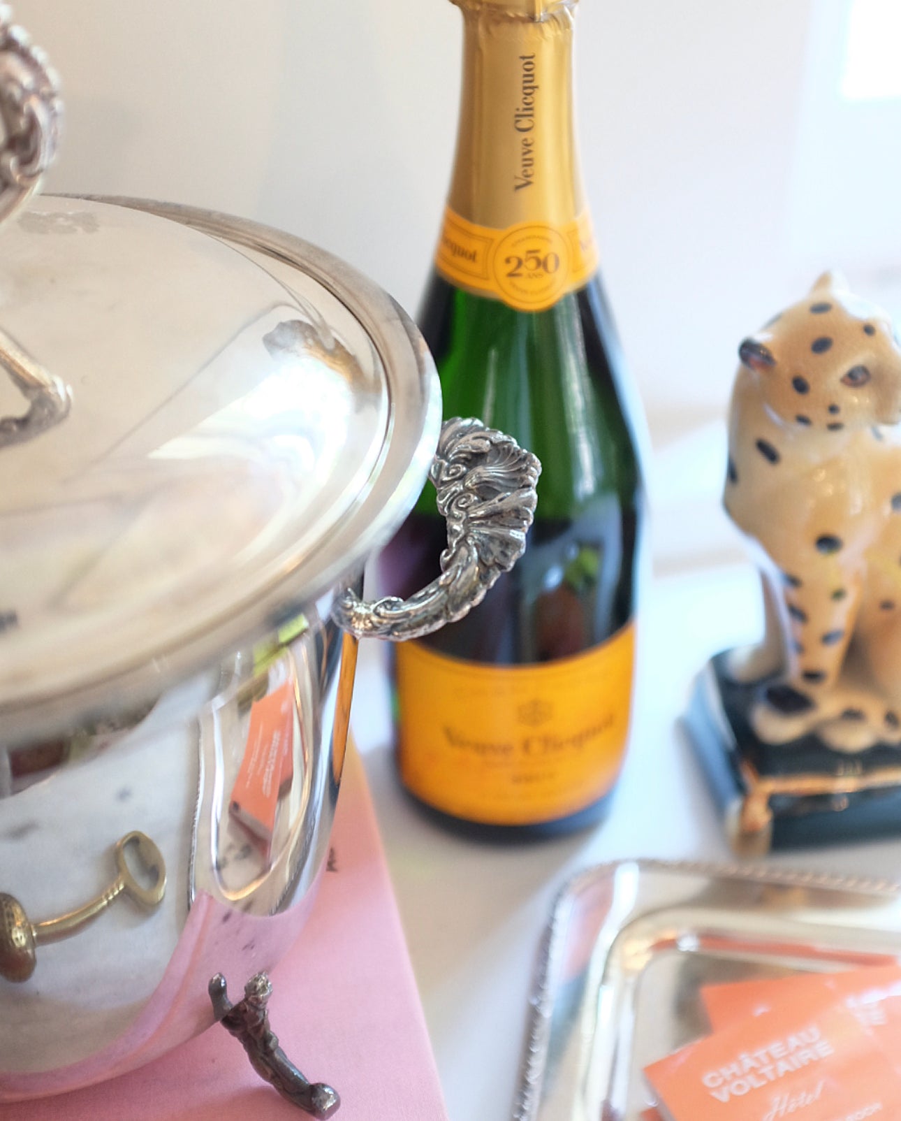 Silver Plate Ice Bucket with Lid