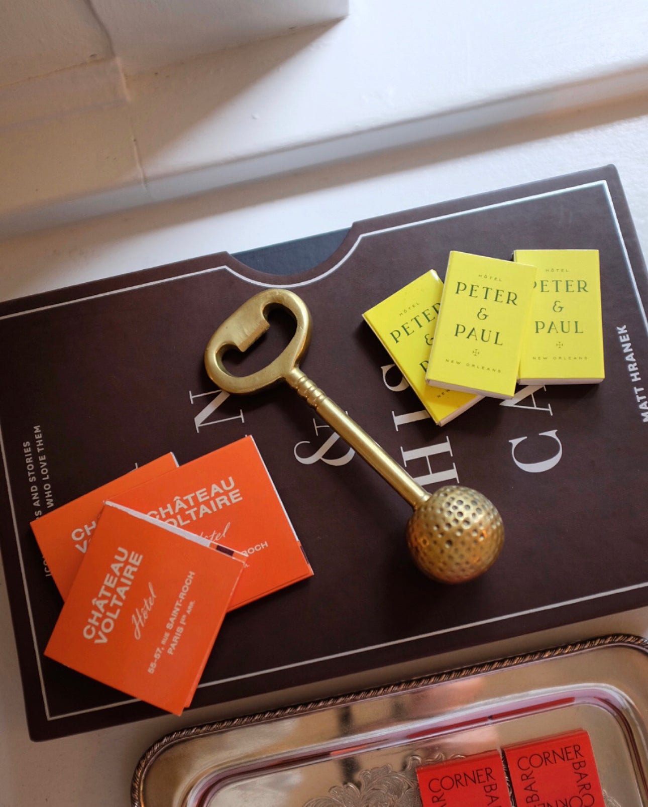 Brass Golf Ball Bottle Opener