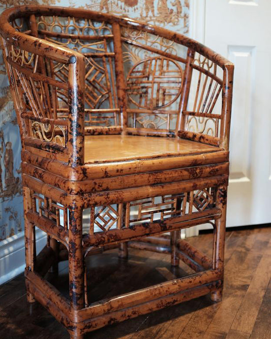 Burnt Bamboo Chippendale Brighton Chair