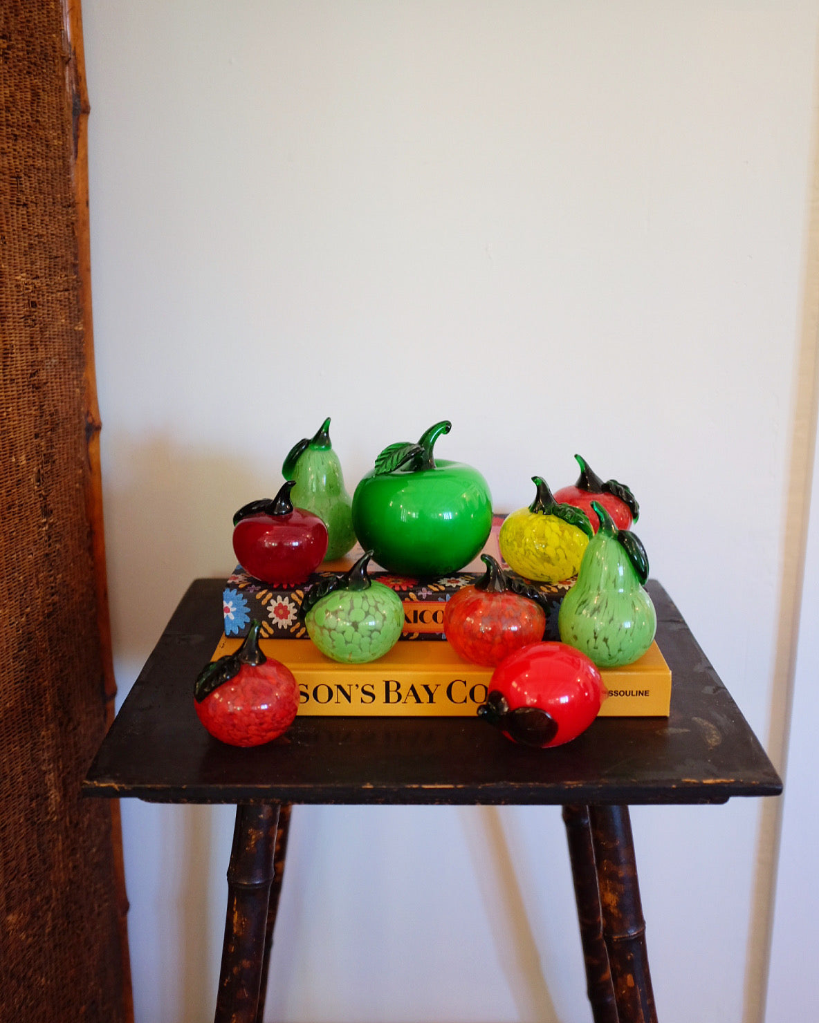 Mid Century Glass Fruit