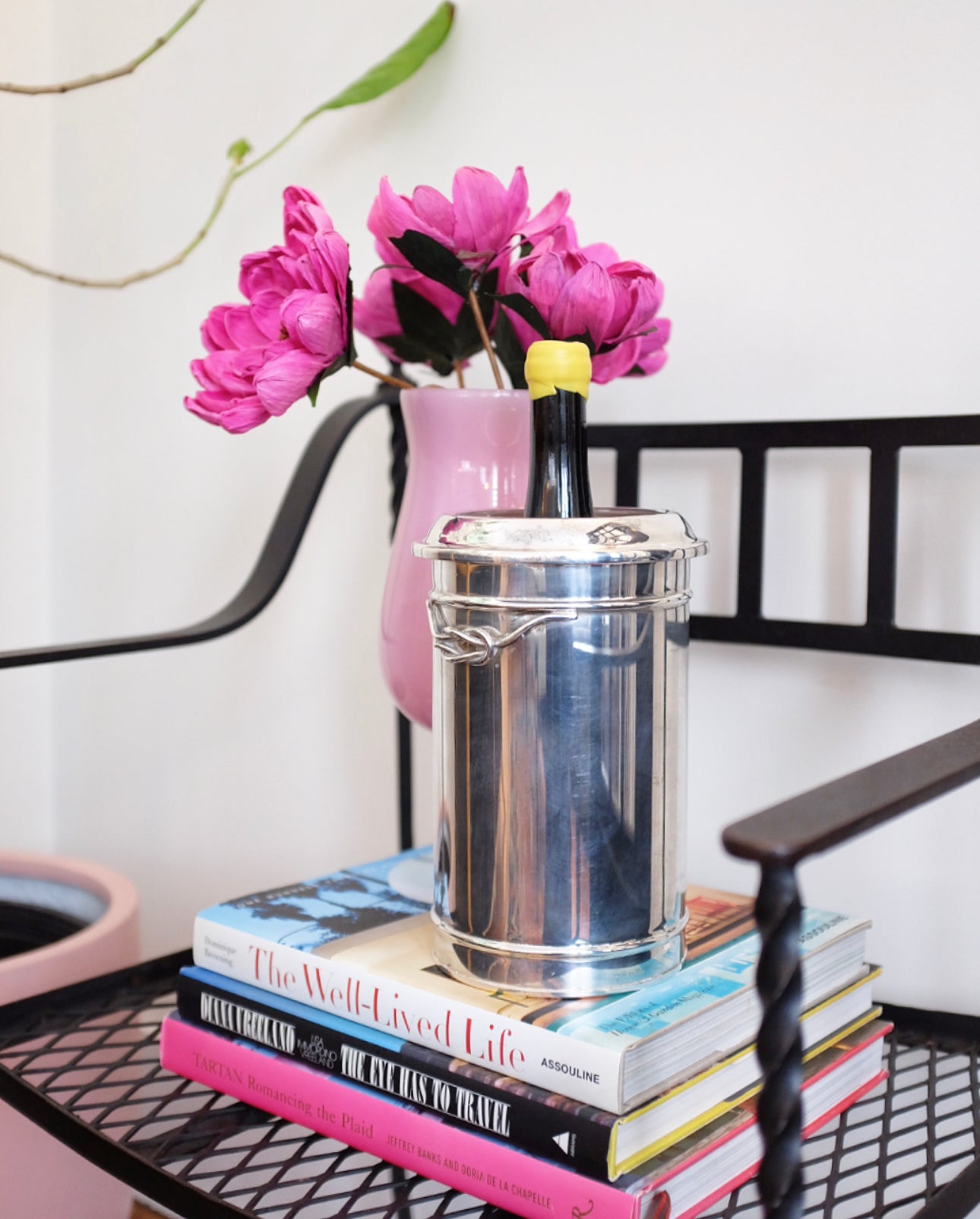 Large Silver Plate Wine Cooler