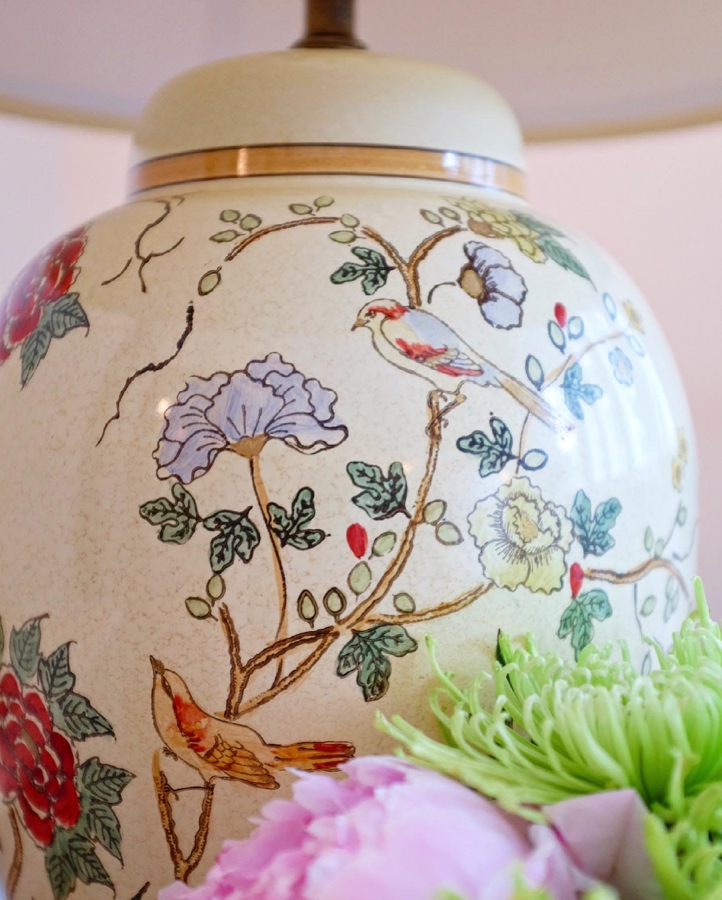 Bird Botanical Lamp