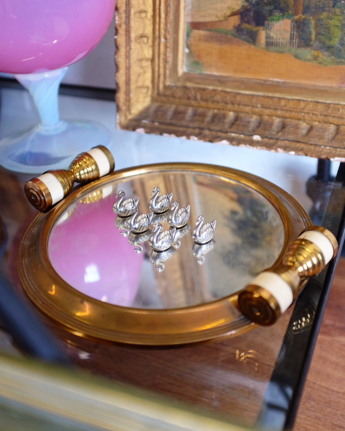 Art Deco Mirror Tray