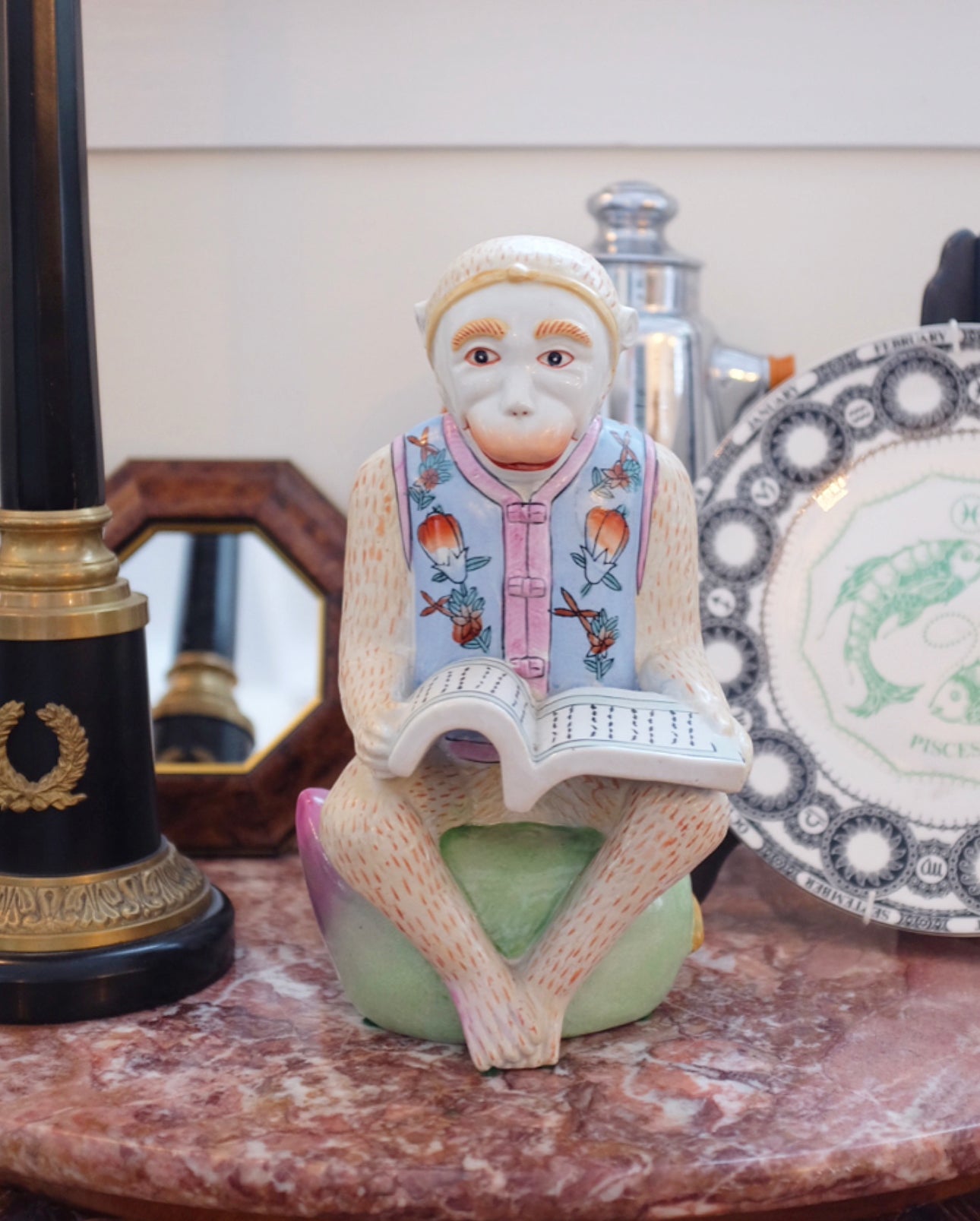 Large Chinoiserie Monkey