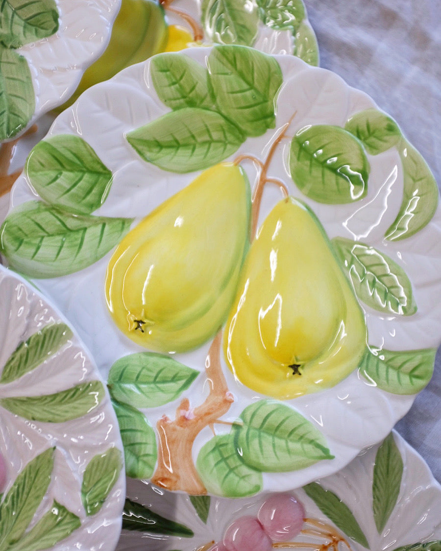 Set of 8 Shafford "Fruit du Jour" Plates