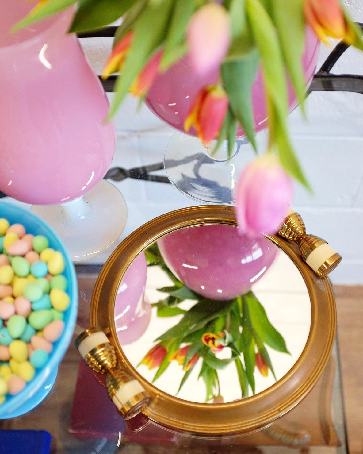 Art Deco Mirror Tray