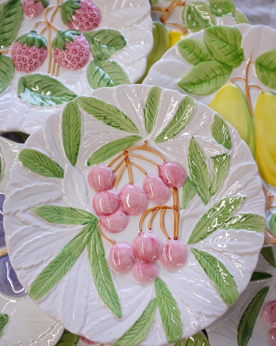 Set of 8 Shafford "Fruit du Jour" Plates