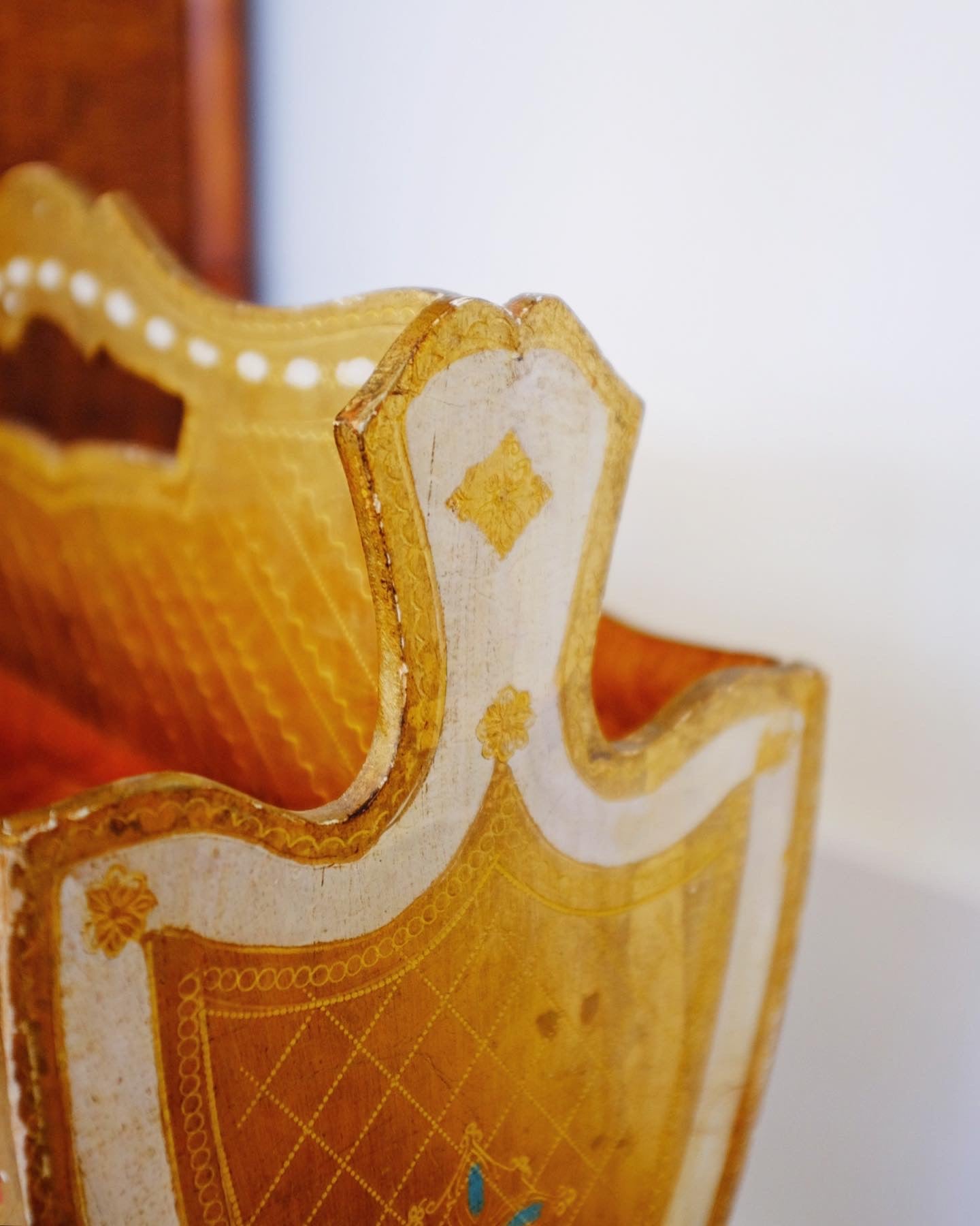 1950s Florentine Magazine Rack