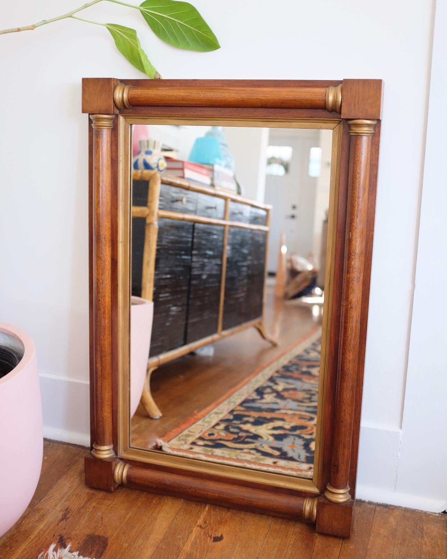 Solid Oak Wall Mirror
