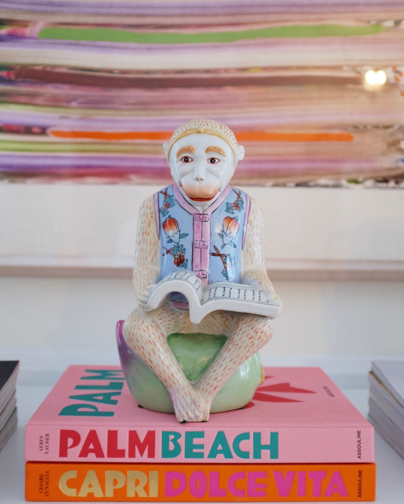 Large Chinoiserie Monkey