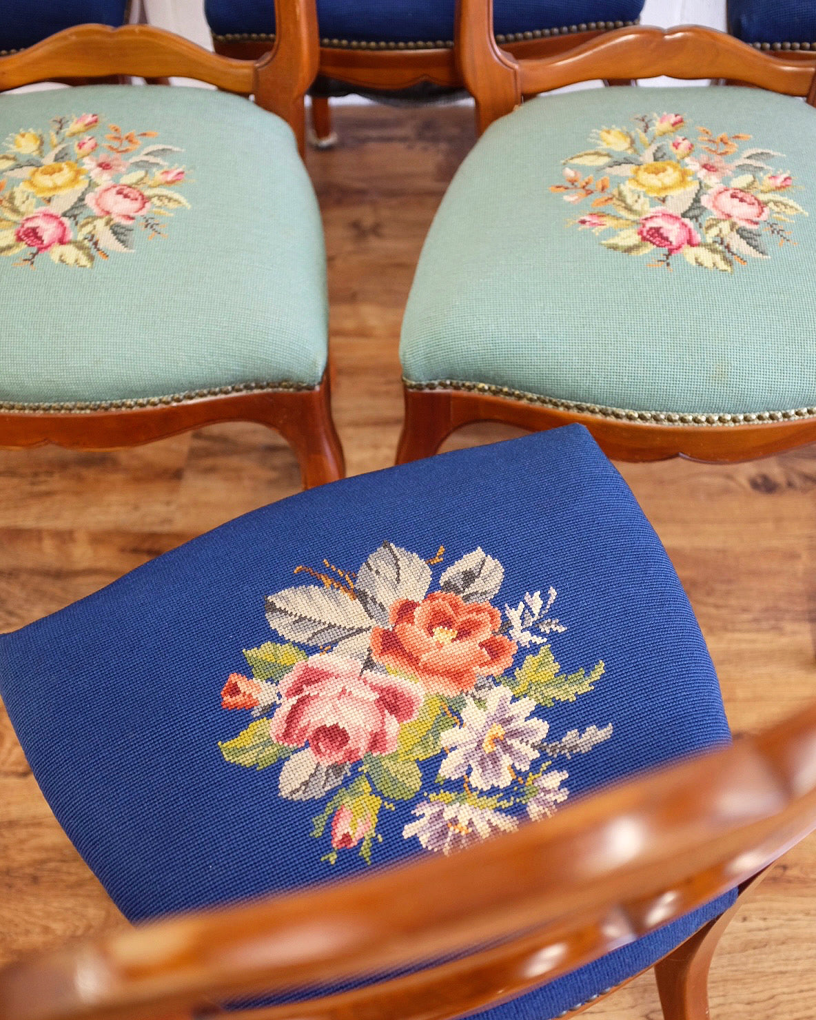 Needle Point Chairs