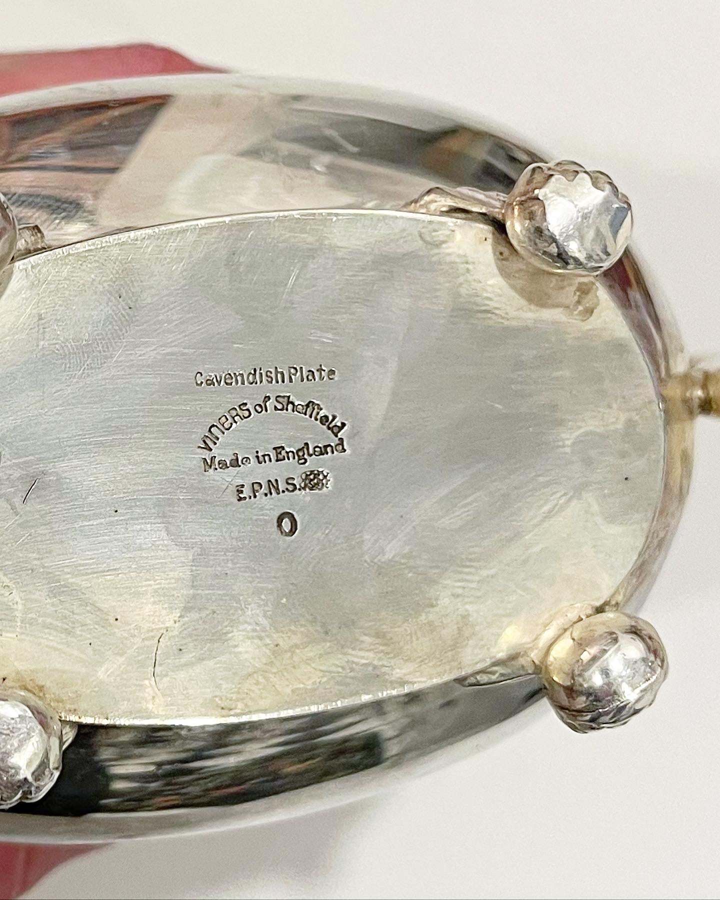 Sheffield Silver Plate Sugar Bowl and Creamer Set