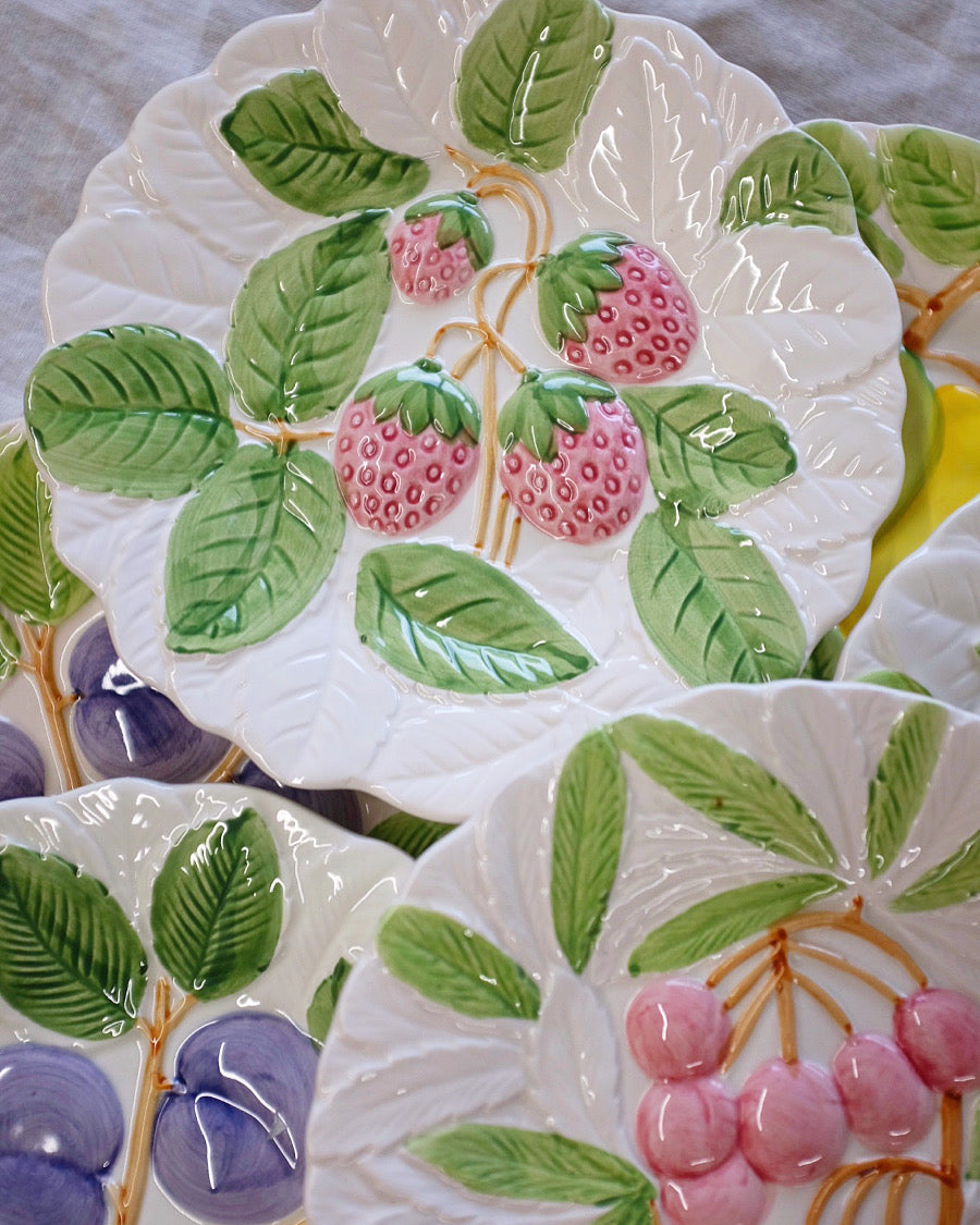 Set of 8 Shafford "Fruit du Jour" Plates