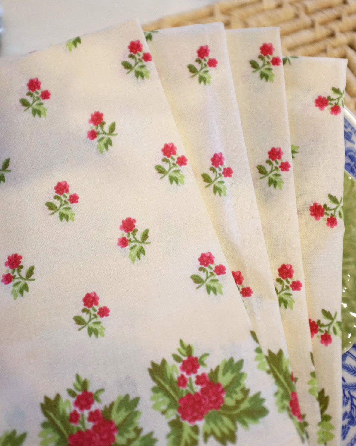 Floral Cotton Napkins