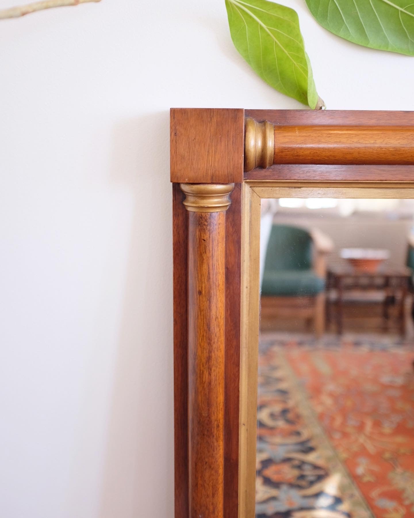 Solid Oak Wall Mirror