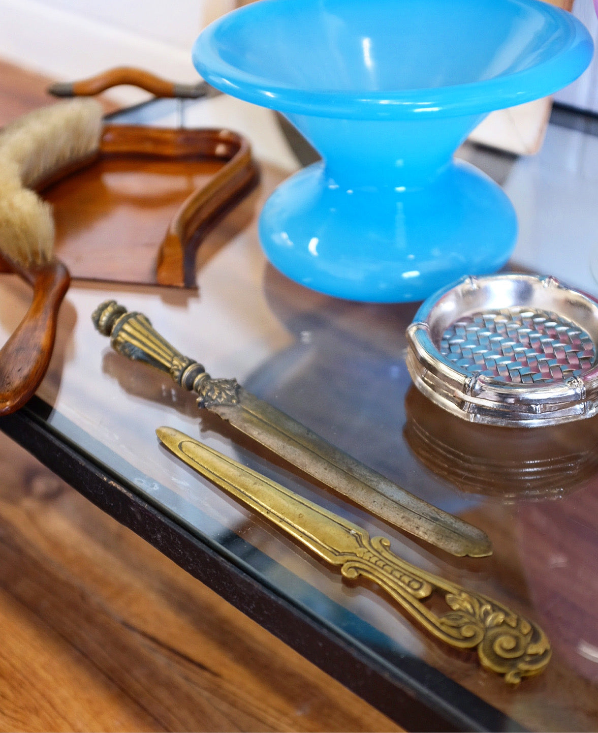 French Antique Bronze Letter Opener