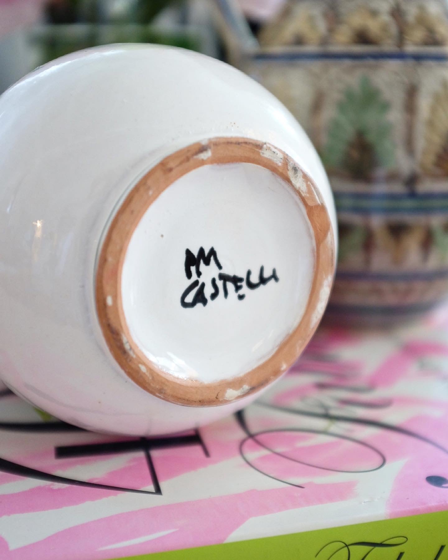 Hand Painted Small Pitcher