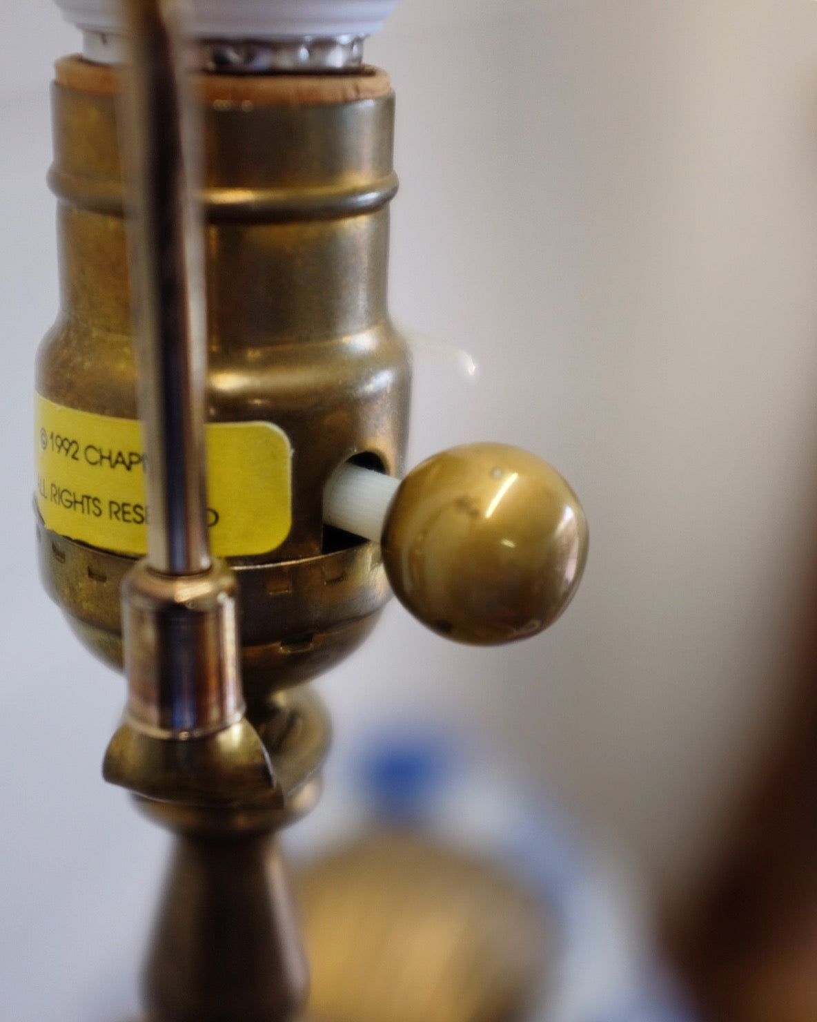 Chapman Solid Brass Hollywood Regency Style Lamp