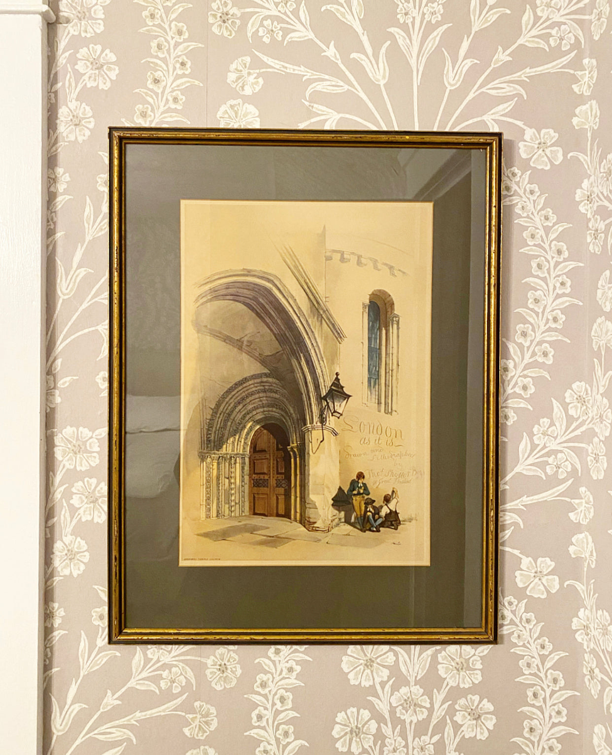 ‘London as it is’ Framed Print