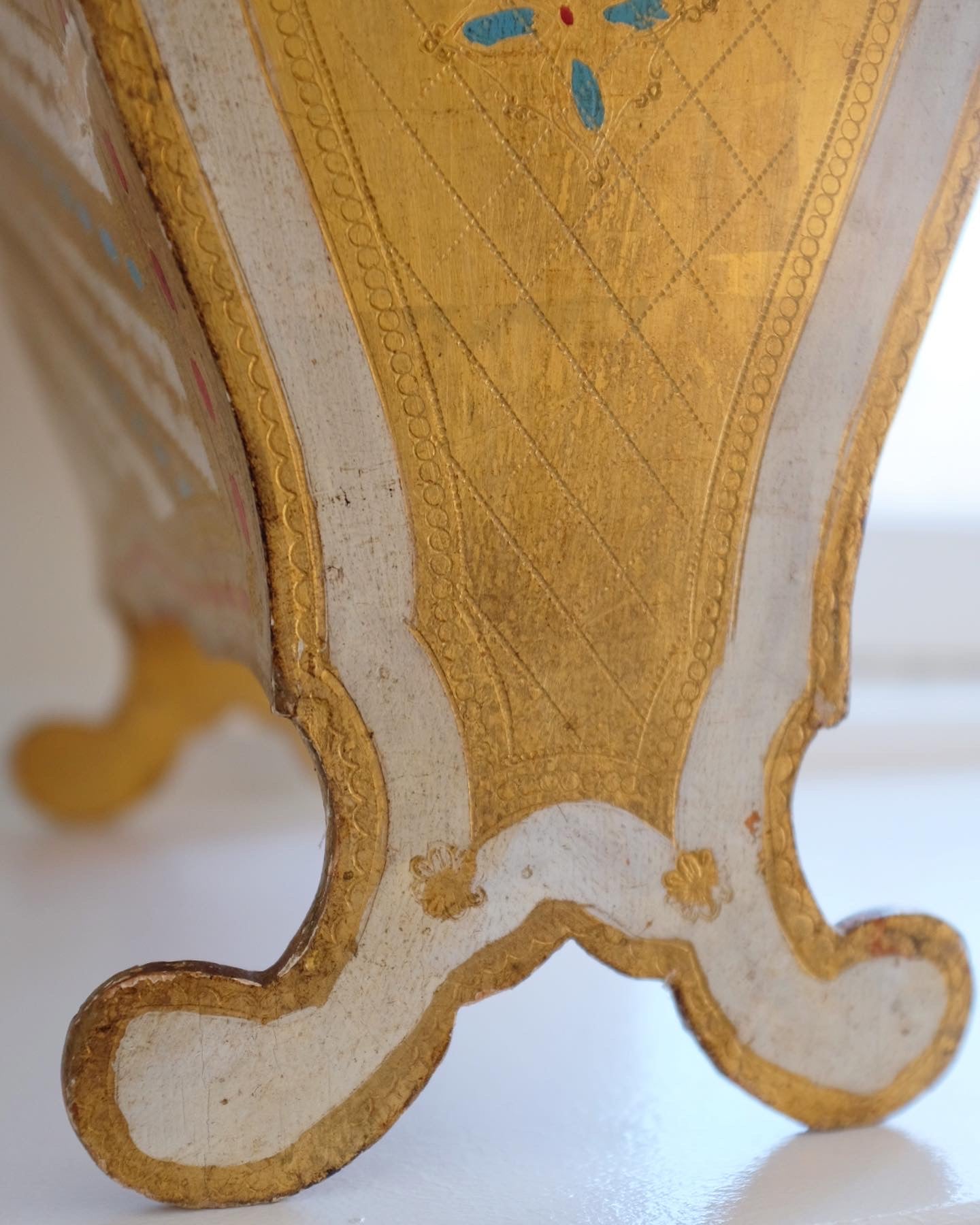 1950s Florentine Magazine Rack