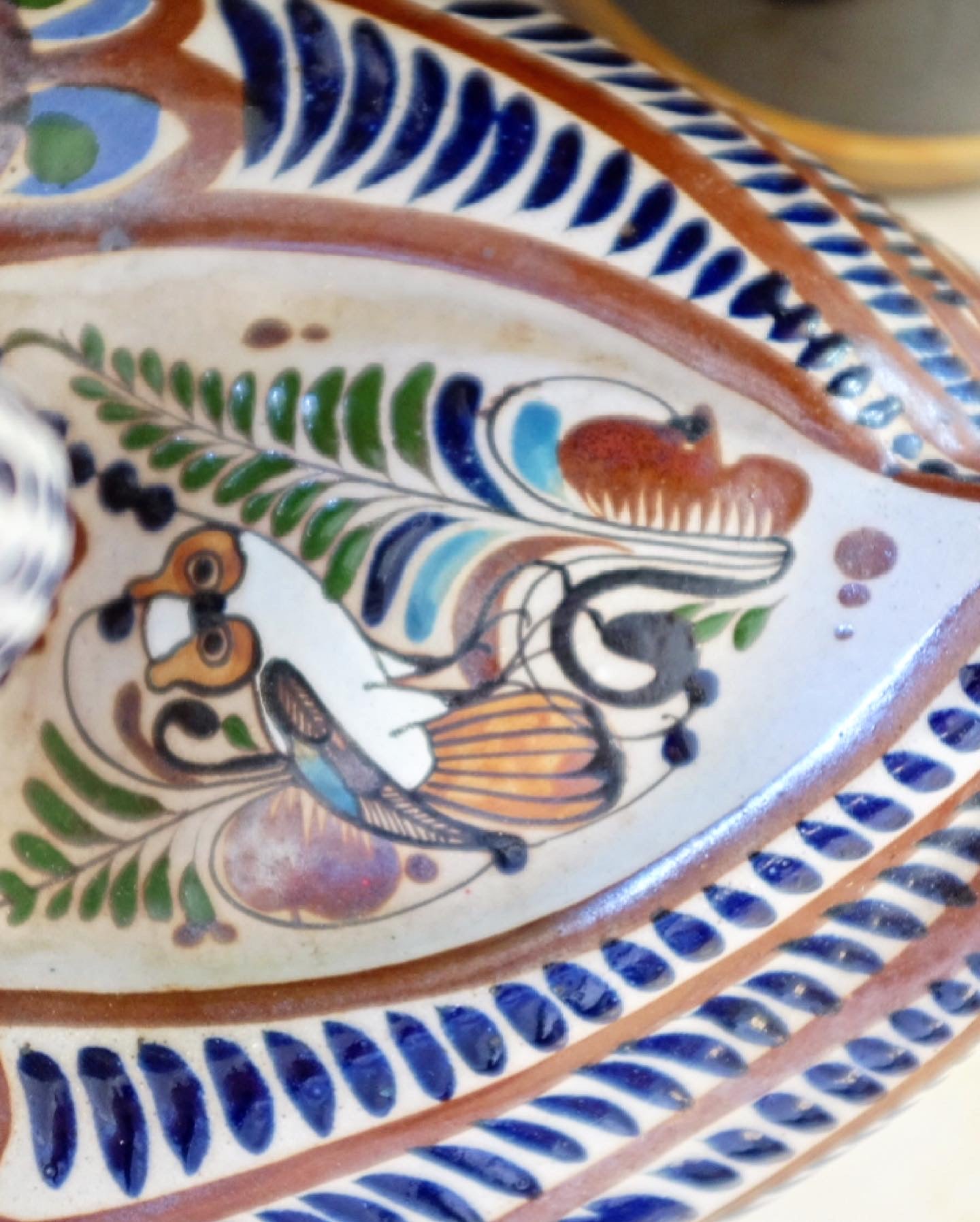 Mexican Hand Painted Large Duck