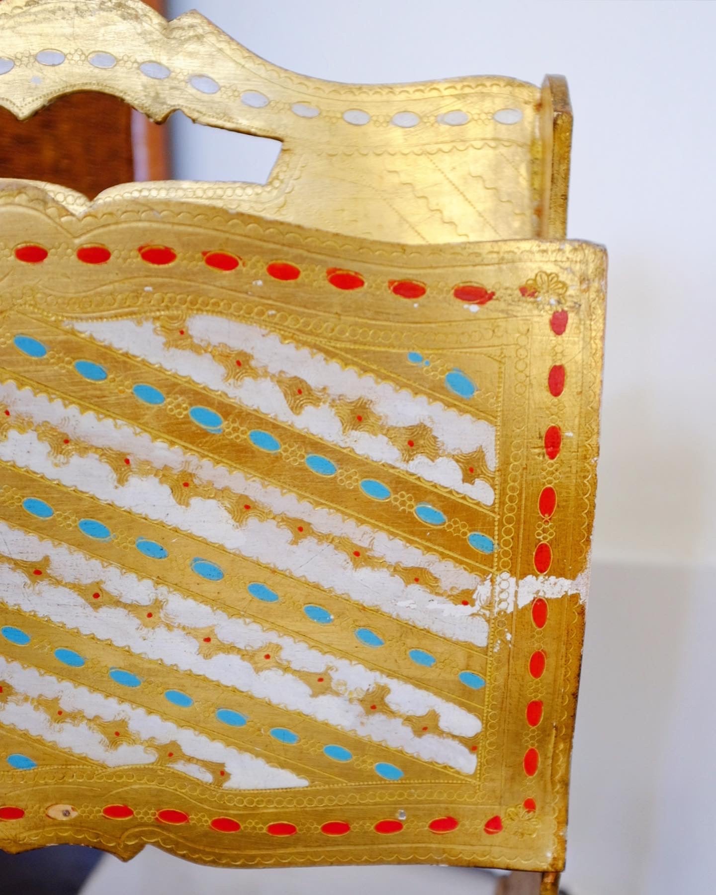 1950s Florentine Magazine Rack