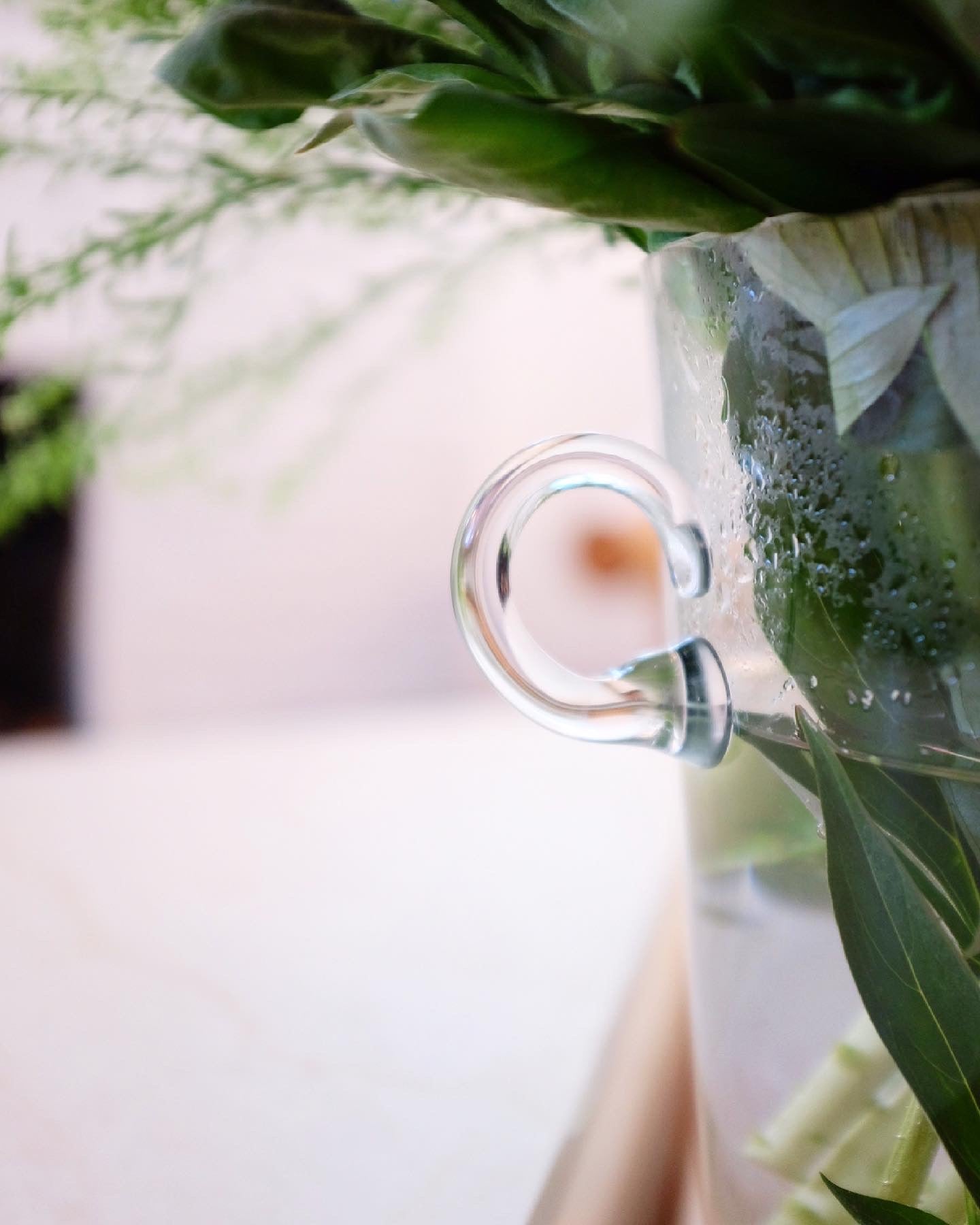 Glass Vase with Handles