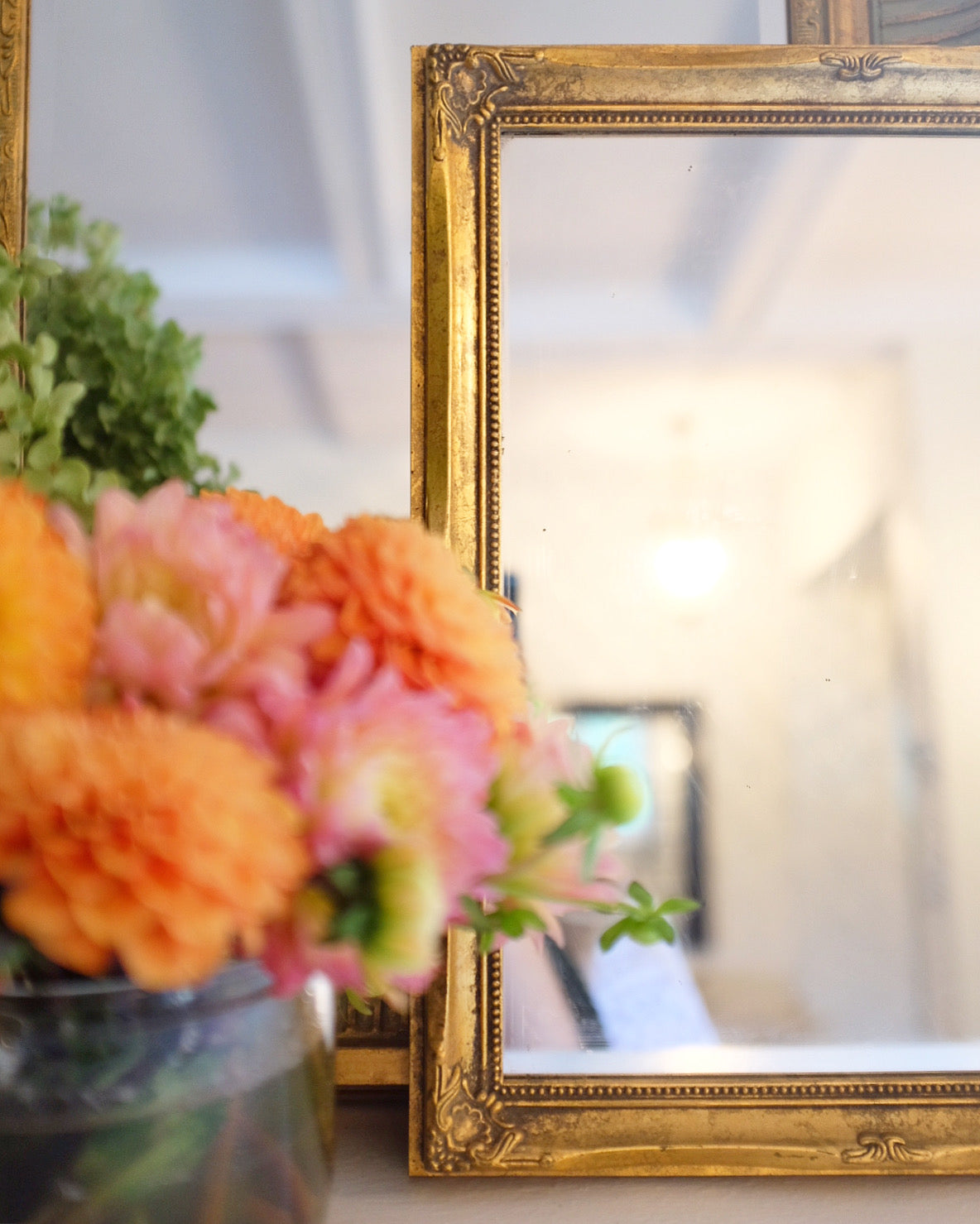 Small Gilt Gold Mirror