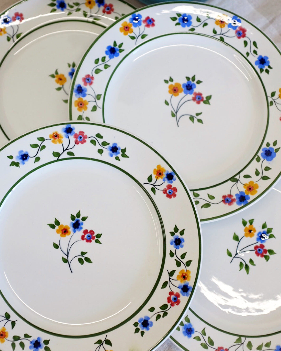 Swinnertons Ltd. Hanley England Floral Plates
