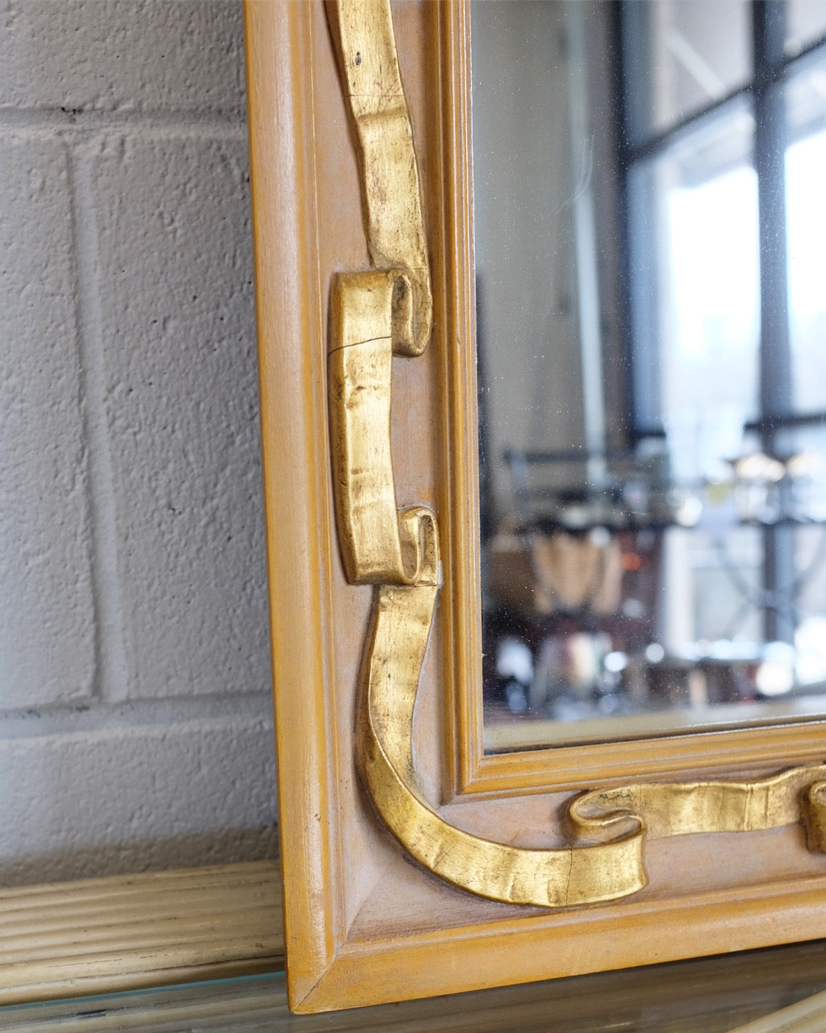 Gold Ribbon Detail Mirror