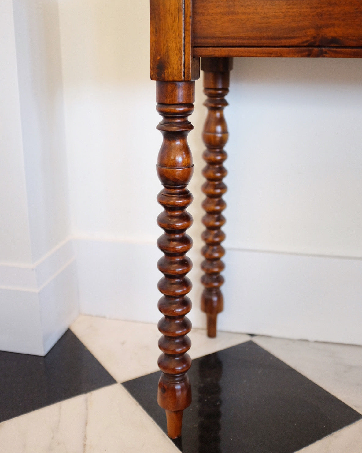 Bobbin Leg Console Table
