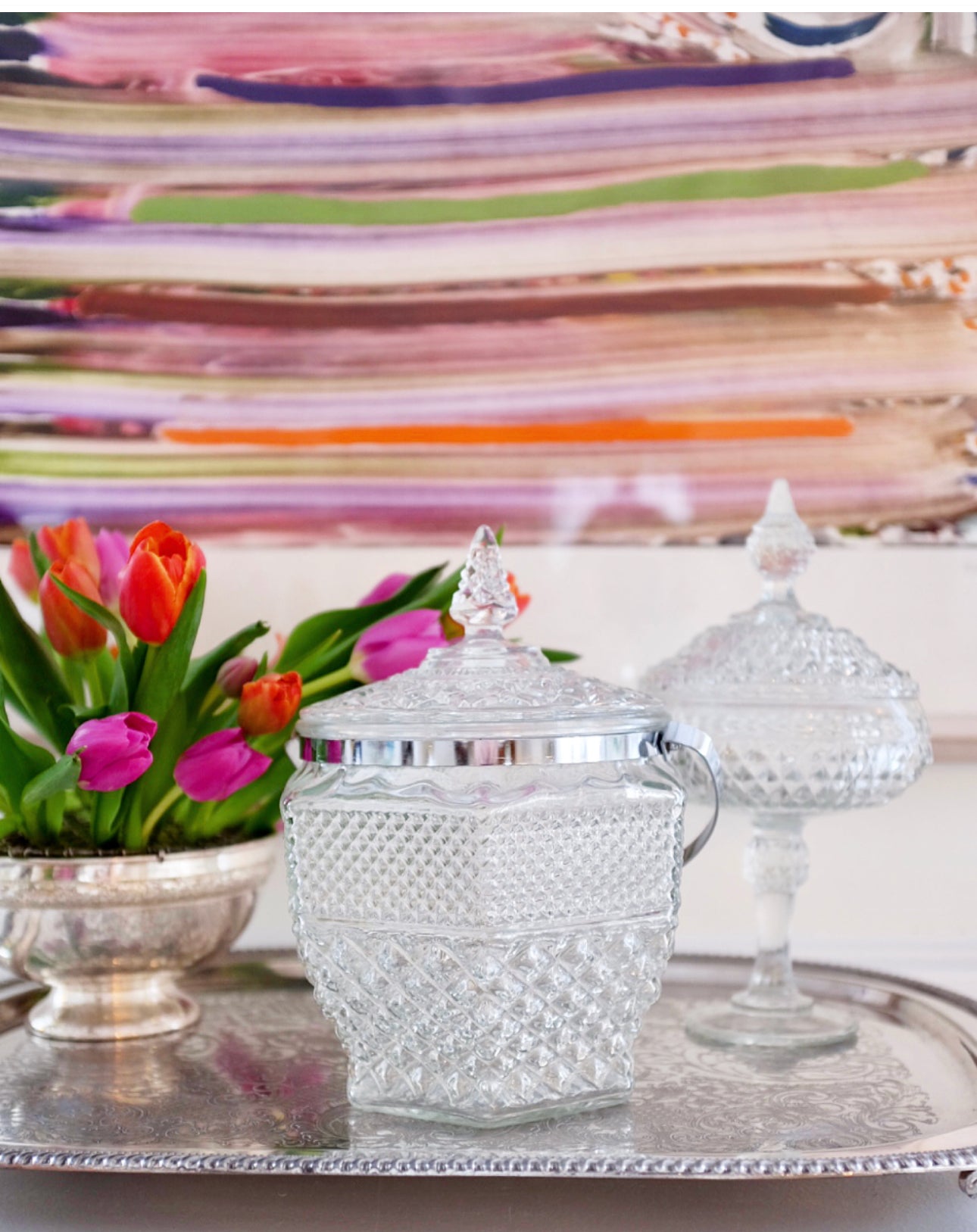 Large Glass Jar with Lid