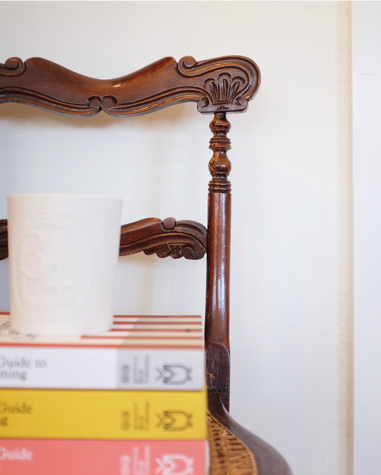 Cane Seat Accent Chair